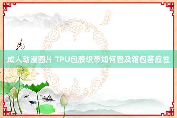 成人动漫图片 TPU包胶织带如何普及箱包答应性
