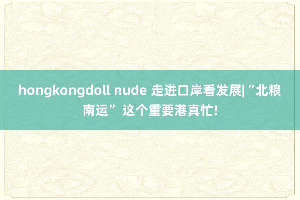 hongkongdoll nude 走进口岸看发展|“北粮南运” 这个重要港真忙!